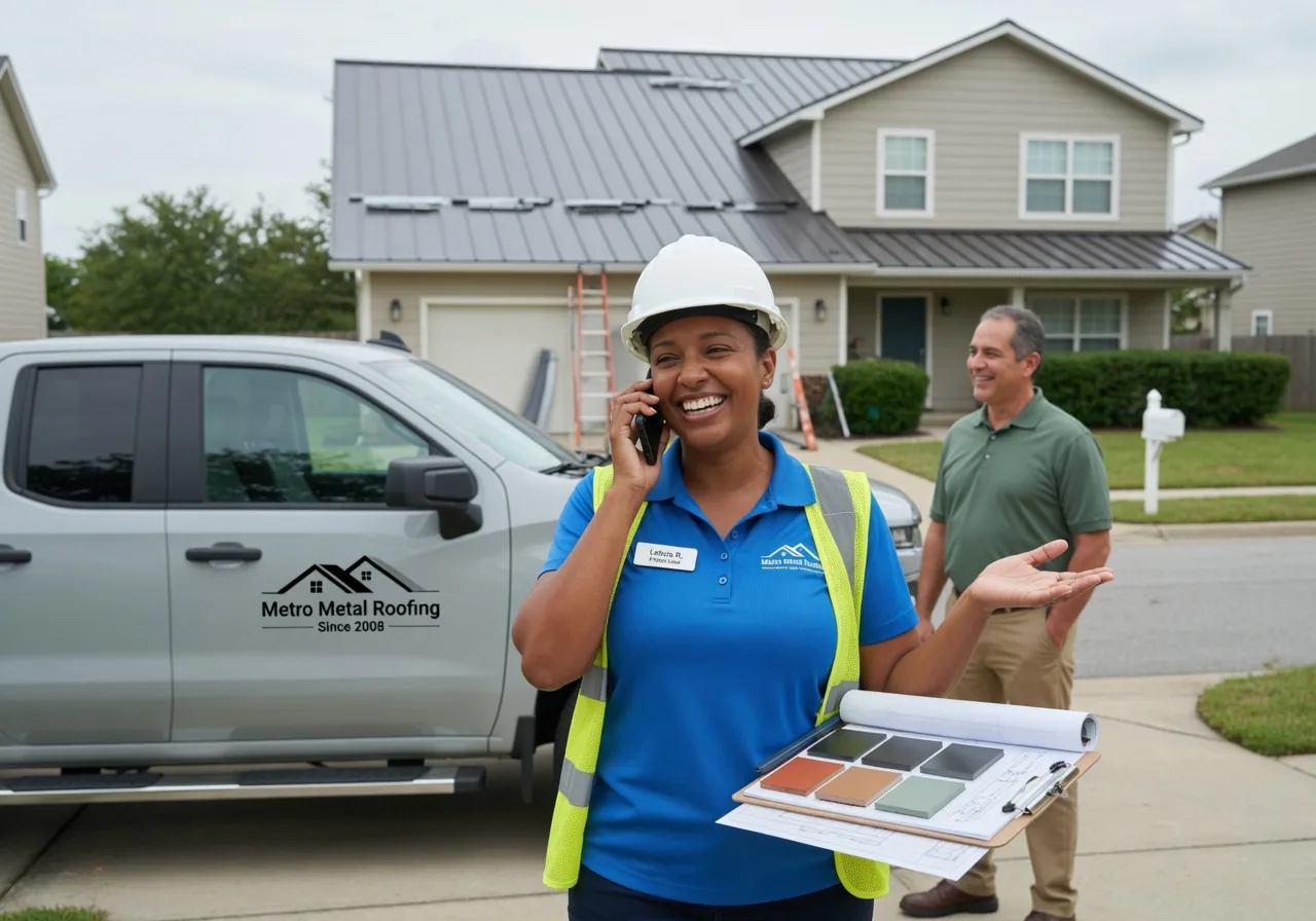 Storm Damage Metal Roof Repair in Hastings, PA